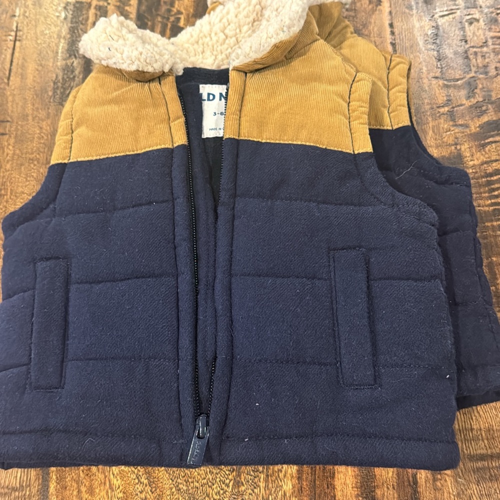3-6 Month Old Navy Vest